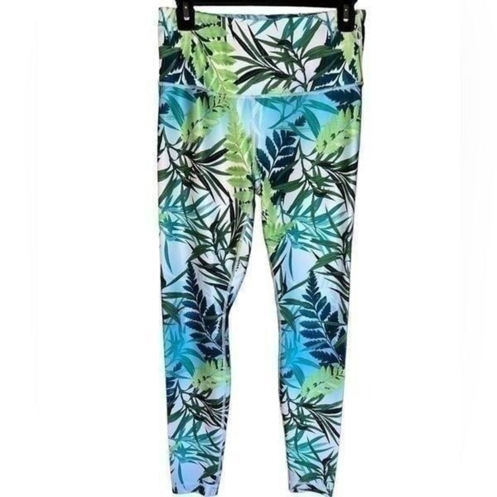 Playground athletic‎ leggings with floral print size medium